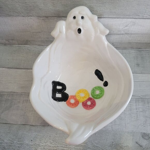Nabisco Classics Collection Ghost Candy Bowl "Boo!" Design - Picture 1 of 9